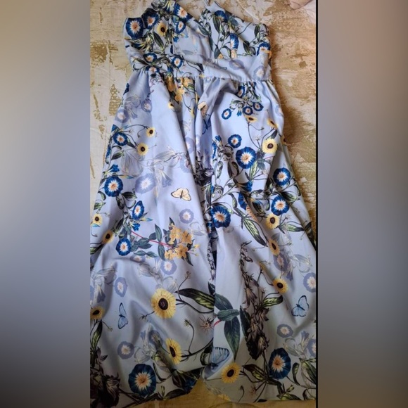 Floral Blue Sundress-Missing external and internal tags - Picture 3 of 9